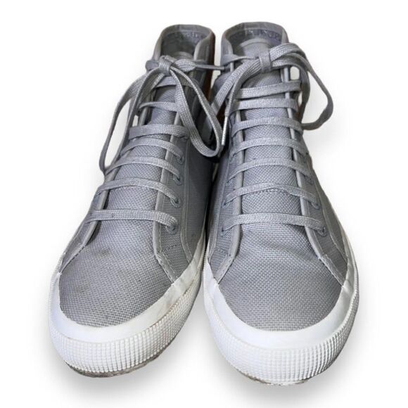 Superga Coto 2795 Cotton Canvas High Tops Grey Women's 9.5 - Picture 3 of 11
